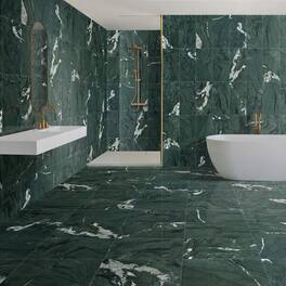 GOODSILO - Premium Green Natural Marble Tiles for Elegant Wall and Floor Applications - Green,Green Multi