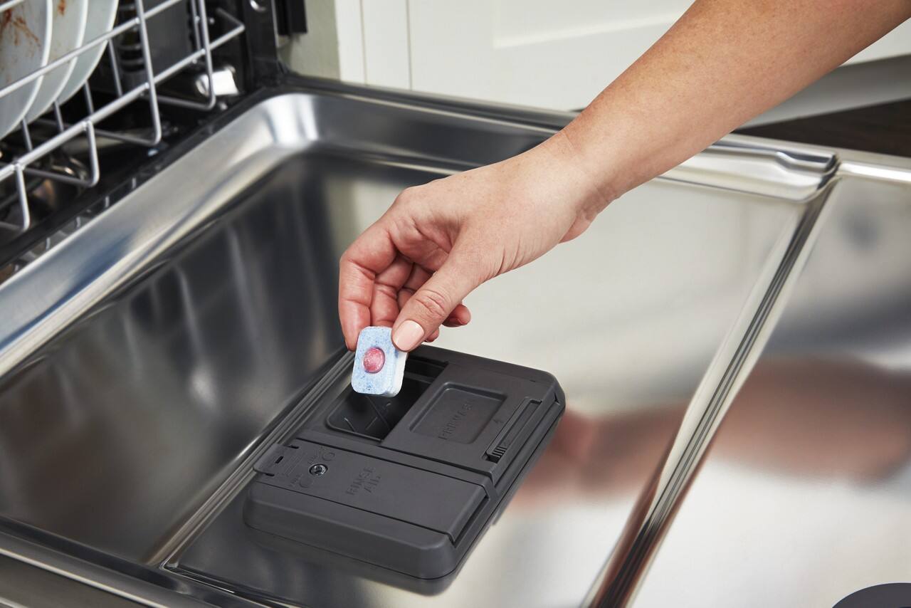 Alt View 16. Maytag - 24" Front Control Built-In Stainless Steel Tub Dishwasher with Dual Power Filtration, PowerBlast Cycle, 50 dBA - Fingerprint Resistant Stainless Steel.