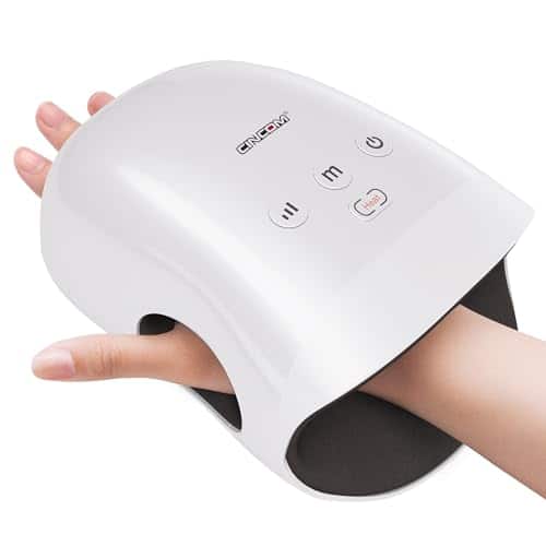ESBANY - Hand Massager - Cordless Hand Massager with Heat and Compression for Arthritis and Carpal Tunnel, Gifts for Women(White)