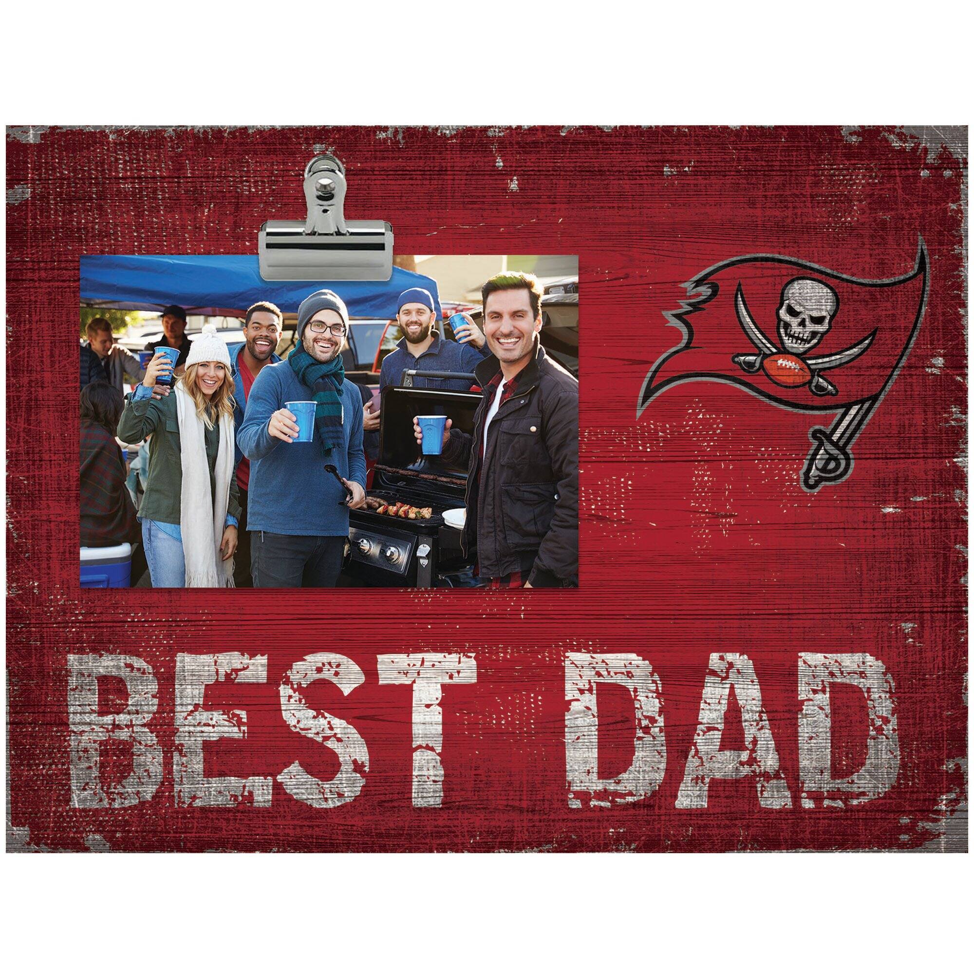 Fan Creations Tampa Bay Buccaneers 8'' x 10.5'' Best Dad Clip Frame ...