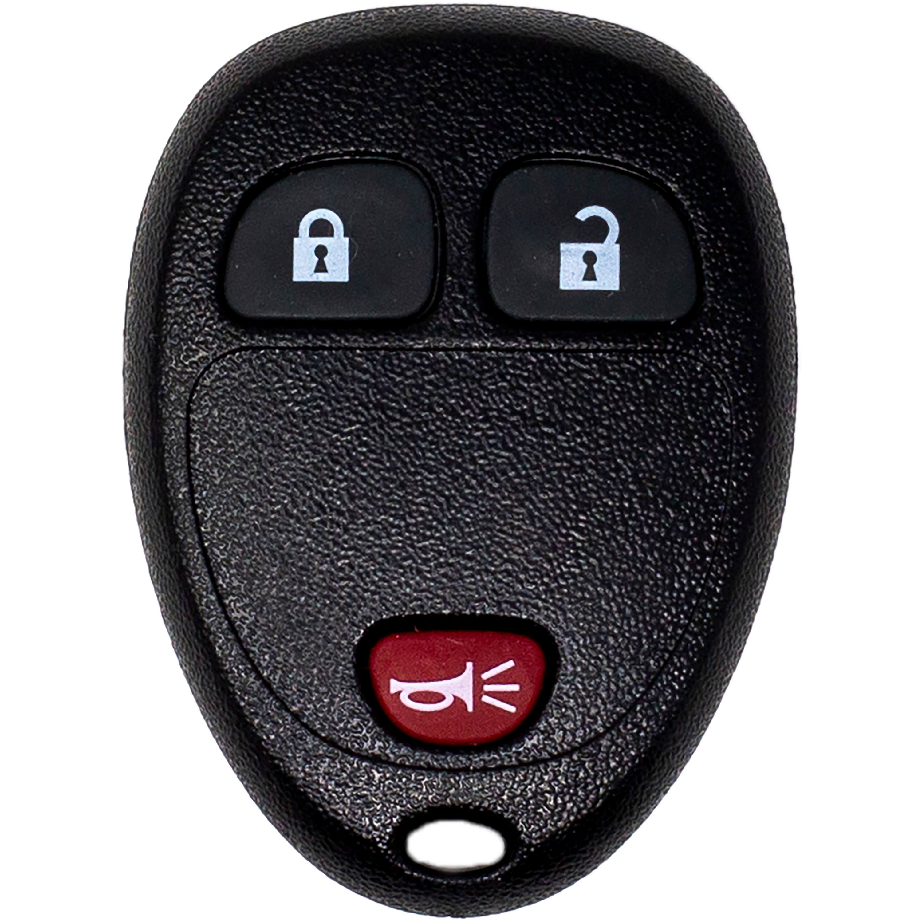 Alt View 1. Car Keys Express - Car Keys Express Replacement GM Remote - 4 Buttons (Lock, Unlock, Panic, and Trunk) Includes Programming device - Black.