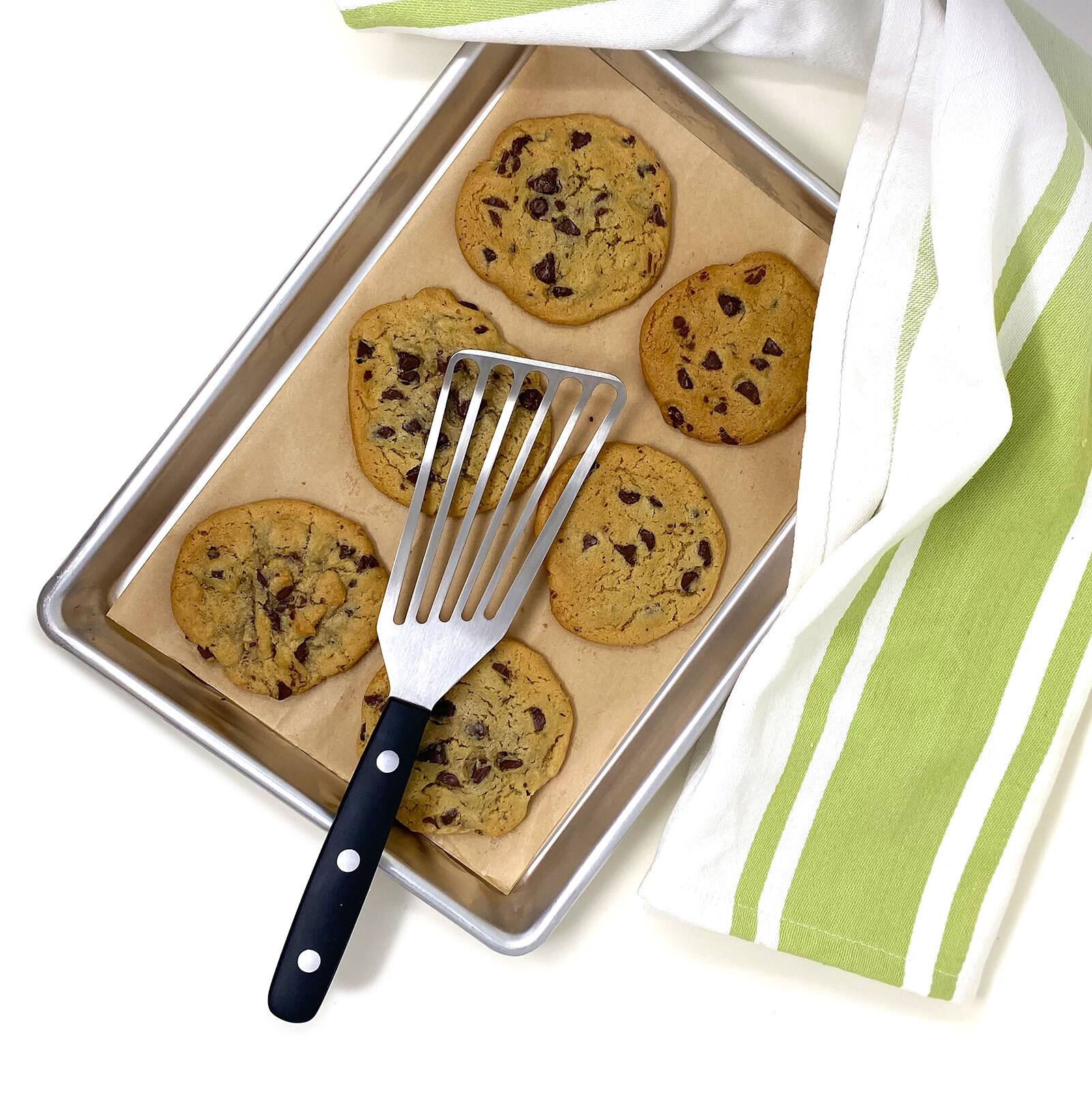Alt View 2. Norpro - Jelly Roll Baking Sheet, 13 x 9.5 Inch, Aluminum - Silver.