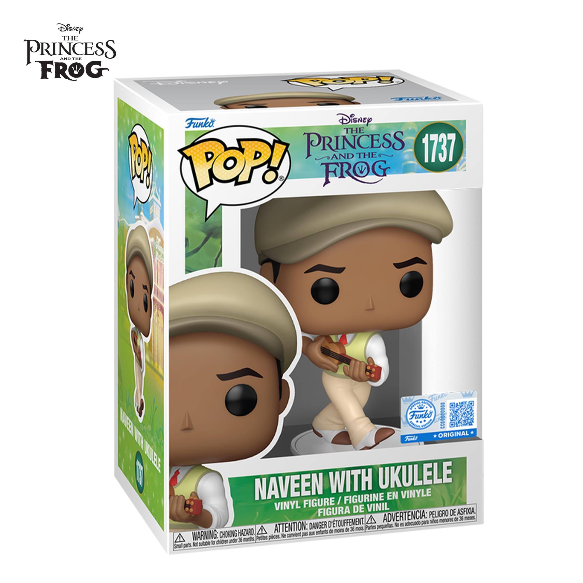 Disney THE PRINCESS AND THE FROG Funko POP! NAVEEN WITH UKULELE VINYL FIGURE / FIGURINE EN VINYLE / FIGURA DE VINIL

ADVERTENCIA: PELIGRO DE ASFIXIA A sftes neores

ATTENTION: DANGER D'ÉTOUFFEMENT Parts pequiers N . adrouado p A de not d x nes

WARNING: CHOKING HAZARD Small parts. Not for children under 3 years.