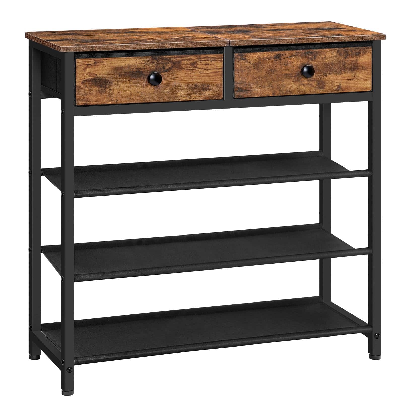 Refined Abode Design - Shoe Rack Storage Shelf Organizer Rack Versatile Adjustable Stylish Home Household Essential Item Solution Design - 29.5"L x 11"W x 29.5"H