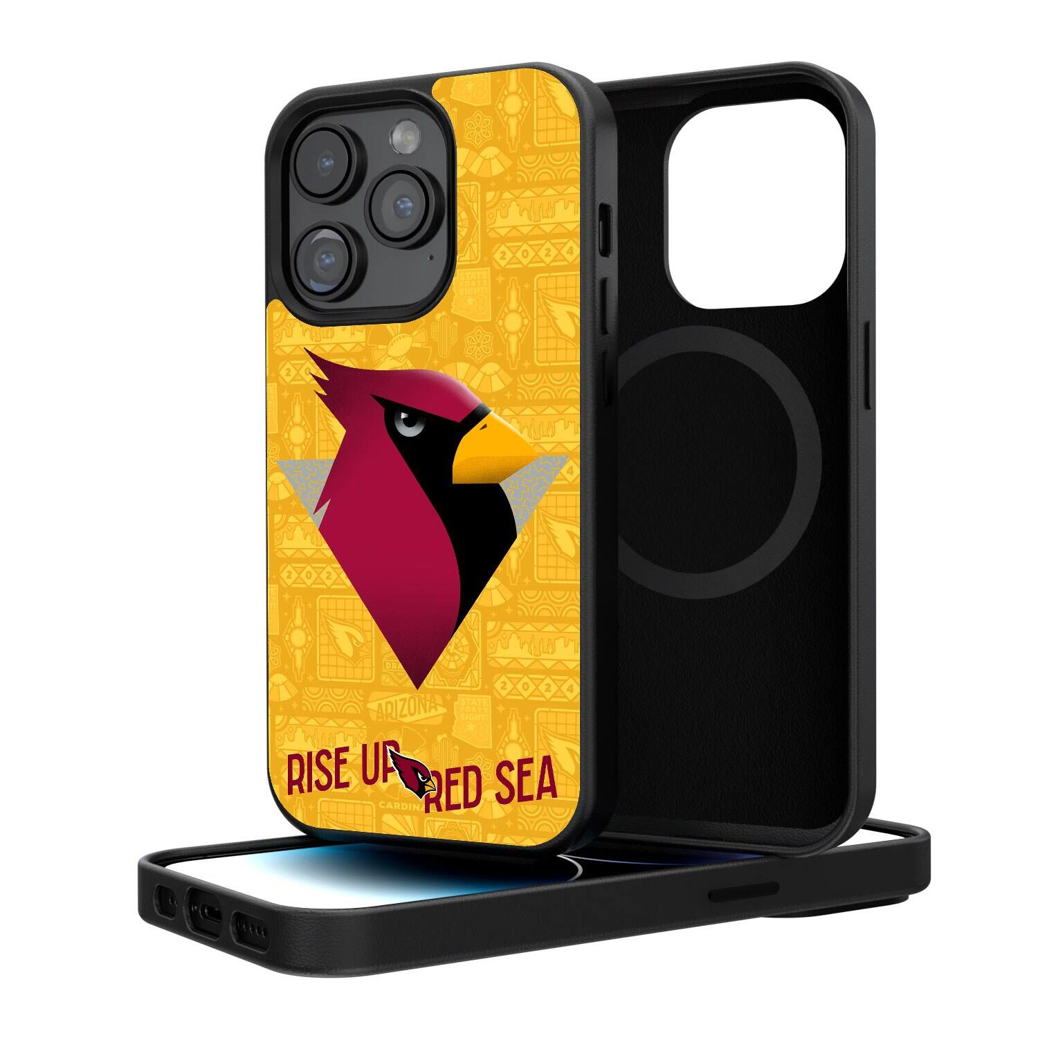 Keyscaper - NFL - Arizona Cardinals iPhone Magnetic Bump Case - 15 Pro Max - Black price history on PriceWatchPro