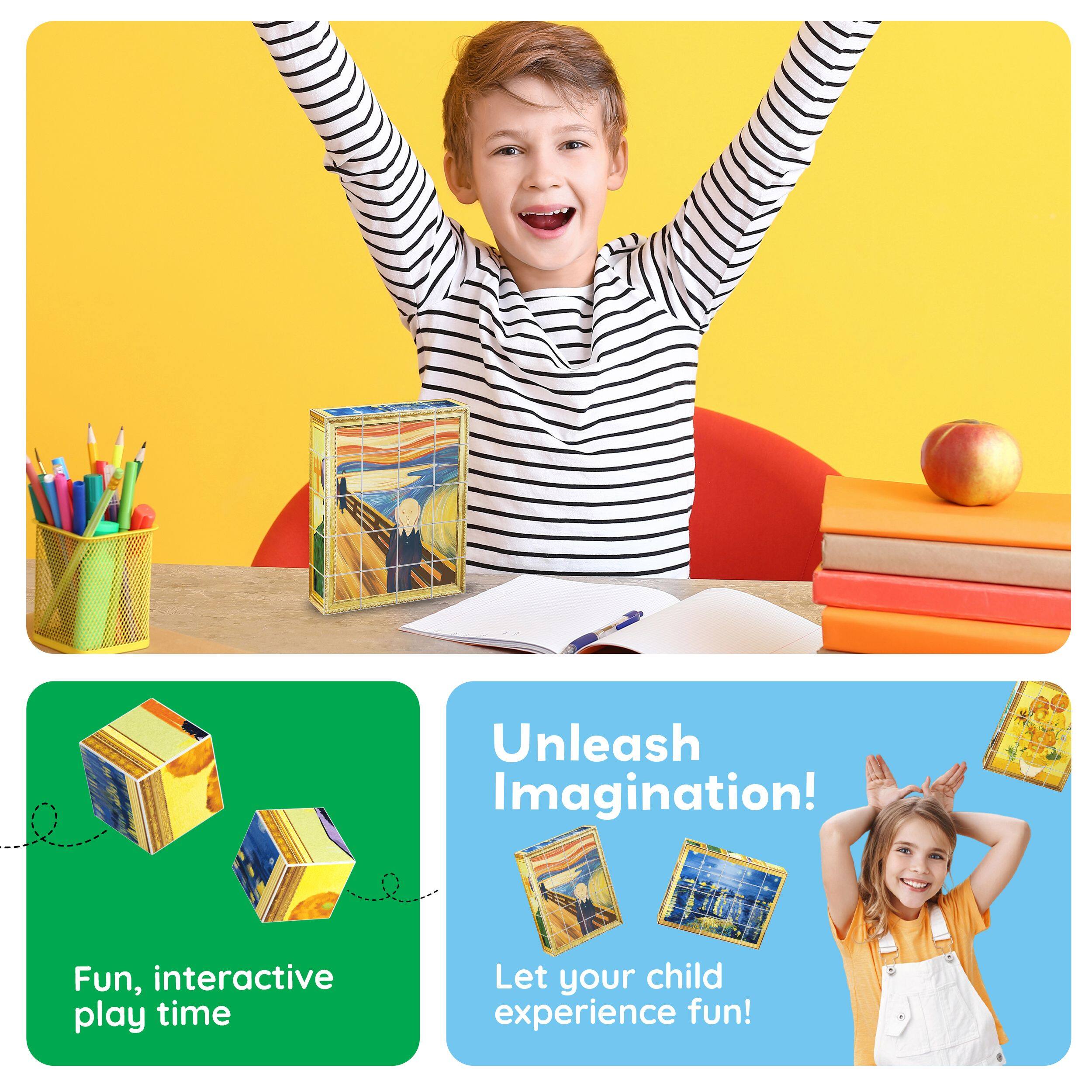 Unleash Imagination!  
Fun, interactive play time  
Let your child experience fun!