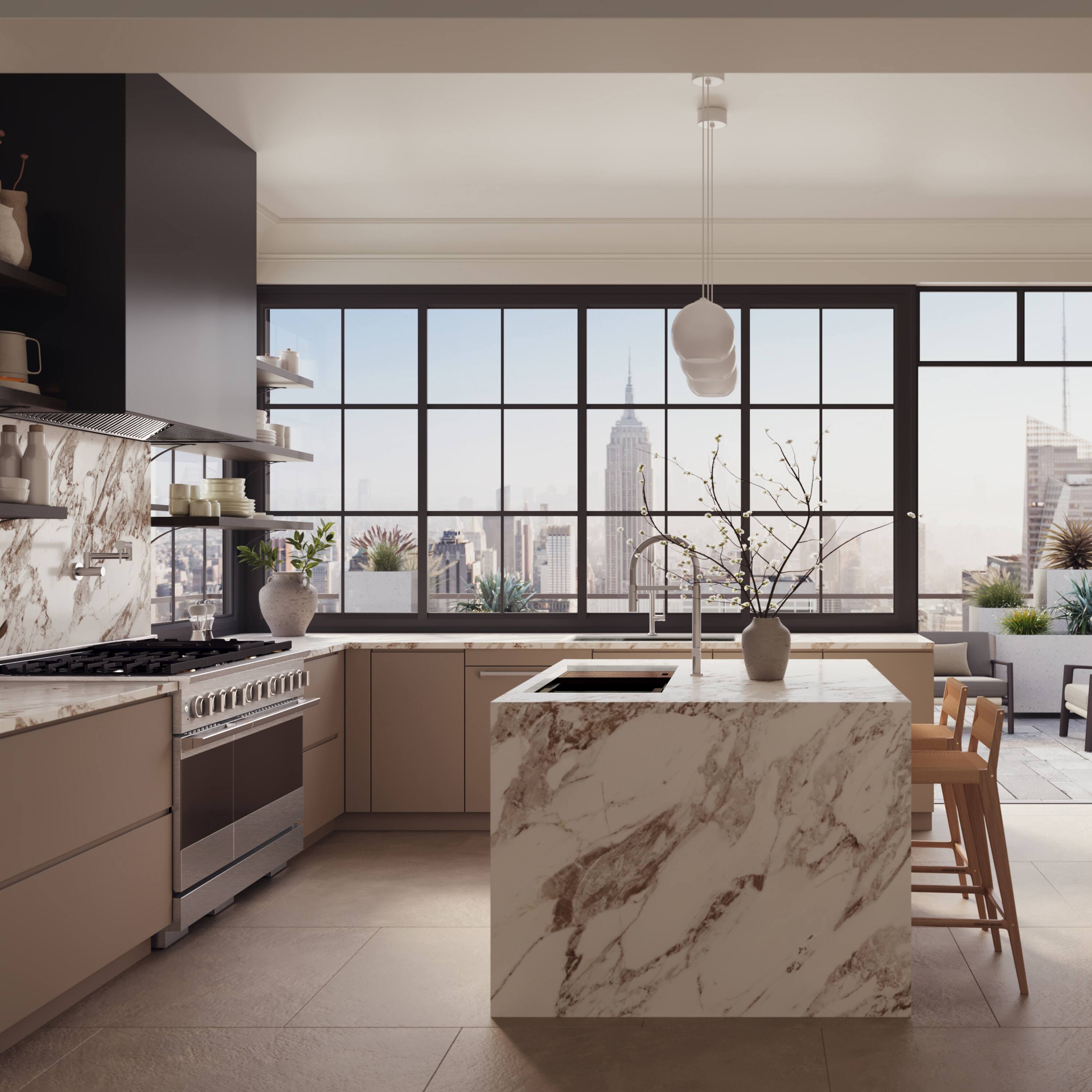 Alt View 2. ZLINE - 48 in. 6.7 cu. ft. Double Oven Marino Freestanding Gas Range with 8 Burner DuoPro Cooktop & Dual Ovens - Satin Stainless Steel.