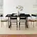 Alt View 7. Best Choice Products - Best Choice Products 7-Piece Modern Dining Set, Kitchen Table w/ 6 Cushioned Chairs, Metal Frame - Black/Ivory - Black/Ivory.