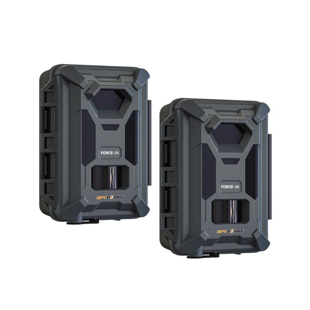 Spypoint - Force-24 Trail Camera 24MP 2K Video 0.5s Trigger Speed (Twin Pack)