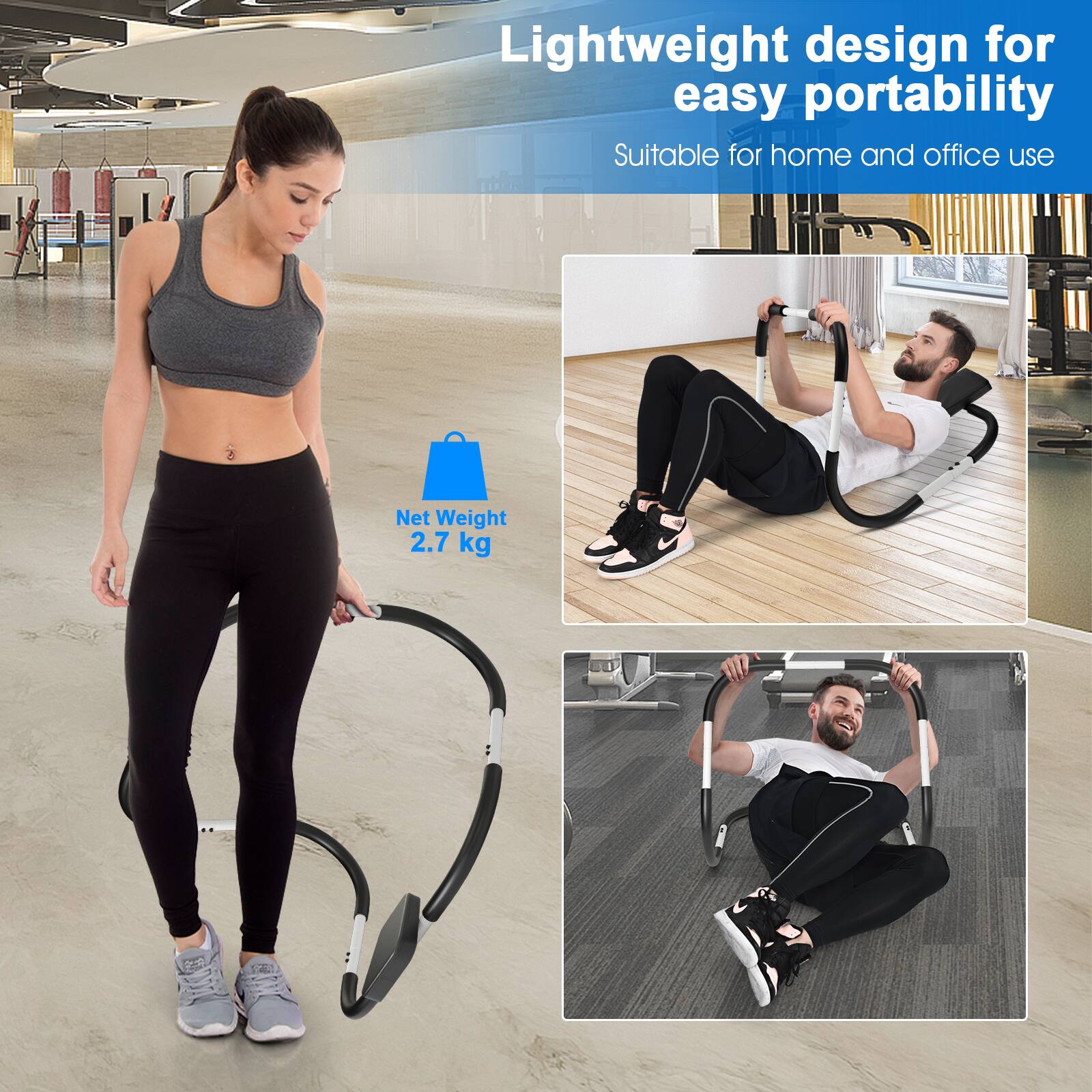 Lightweight design for easy portability  
Suitable for home and office use  
Net Weight 2.7 kg