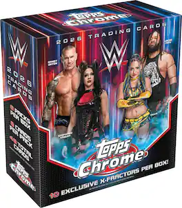2026 Topps Chrome WWE Mega Box