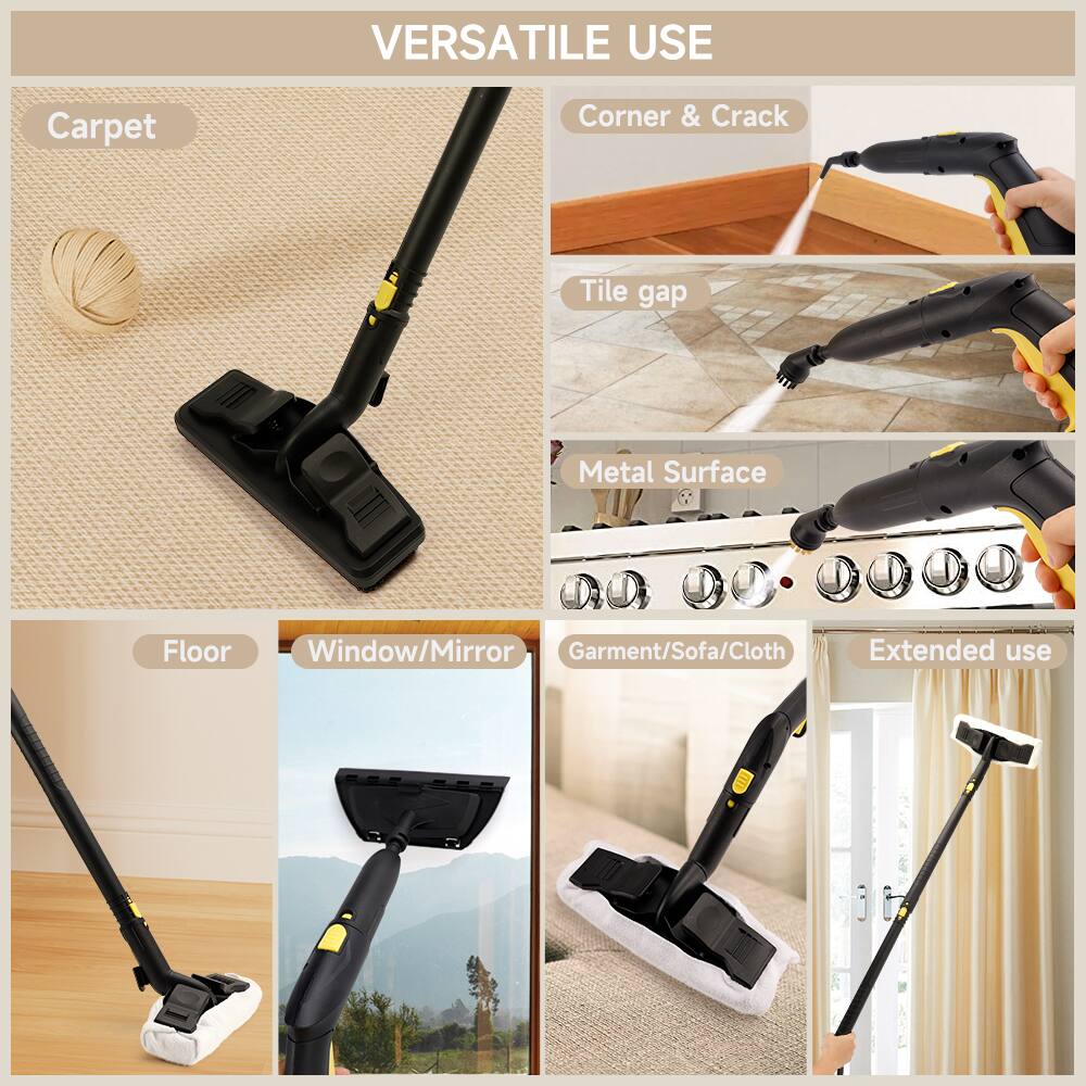 VERSATILE USE

- Carpet
- Corner & Crack
- Tile gap
- Metal Surface
- Floor
- Window/Mirror
- Garment/Sofa/Cloth
- Extended use