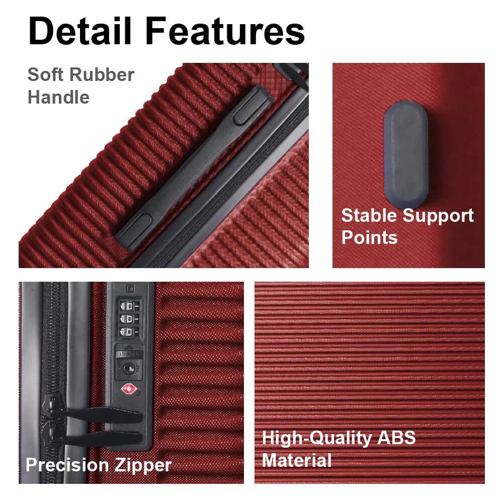 Detail Features

- Soft Rubber Handle
- Stable Support Points
- Precision Zipper
- High-Quality ABS Material