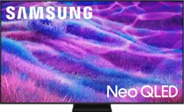 Samsung qe85qn80fauxxh neo qled mini led televizor sprednji pogled