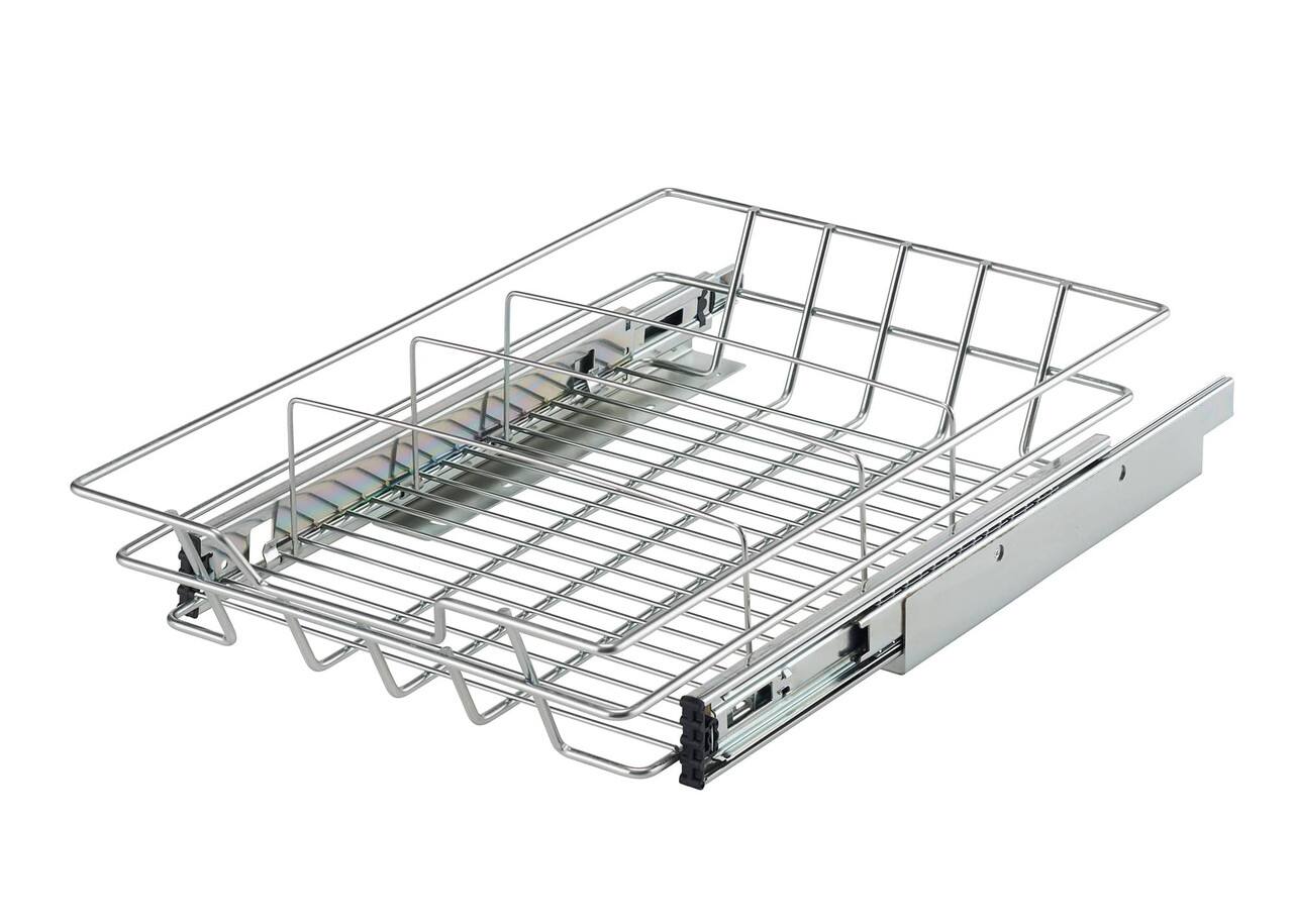 Alt View 21. TRINITY - PRO EcoStorage 13" Sliding Drawer 2-Pack Chrome - Chrome.