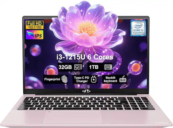 Full HD 1920 x 1080
IPS SUPER CLEAR
Intel CORE i3 6 Core 12th Gen i3-1215U 6 Cores
32GB 1TB SSD
Fingerprint
Type-C PD Charger
Backlit keyboard