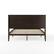 Alt View 16. Martha Stewart - Corbin Wooden Queen Size Platform Bed with Headboard and Footboard - Dark Brown.
