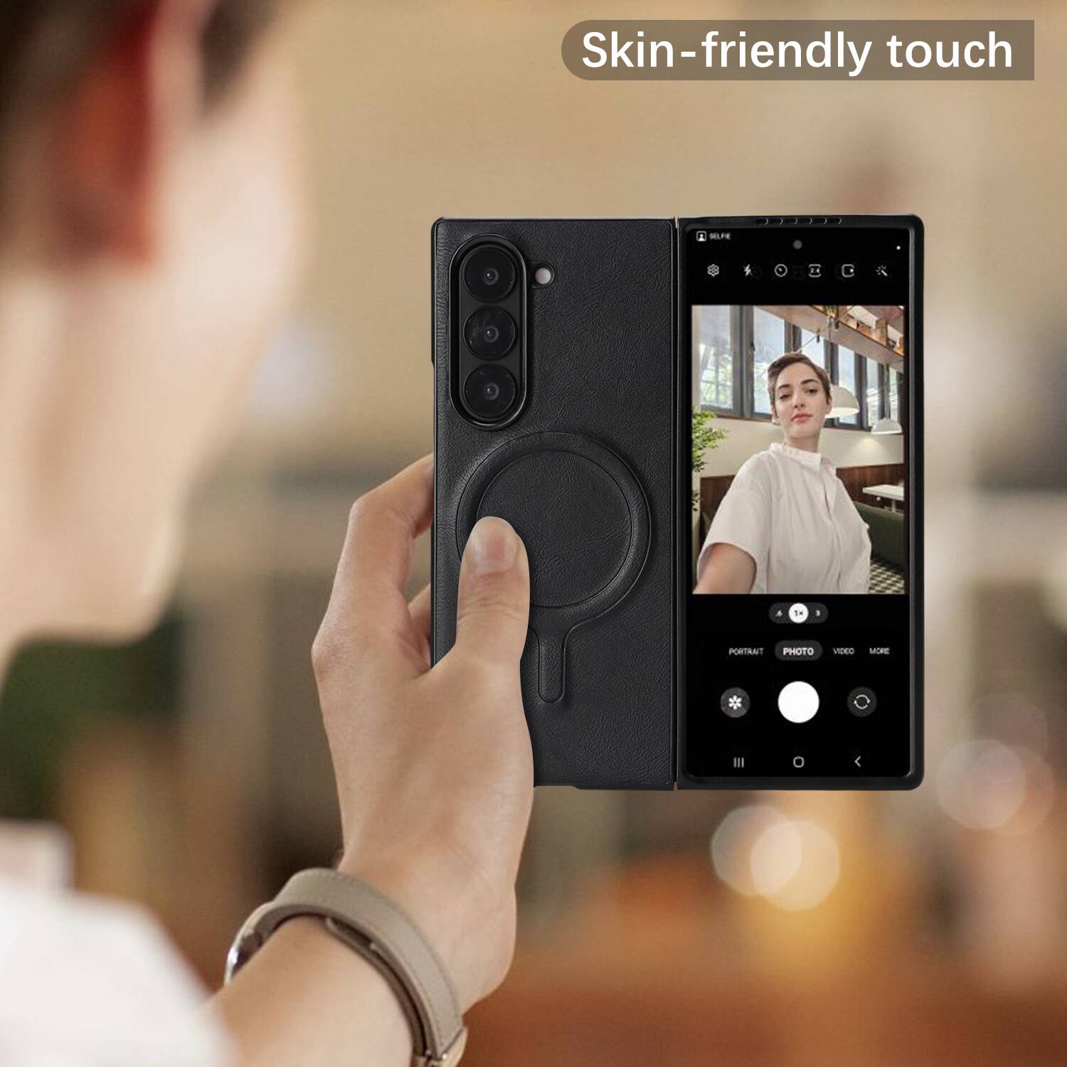 Skin-friendly touch