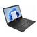 Left. HP - HP 14 Laptop 14.0 HD Display (Intel Celeron N4500, 16GB DDR4, 1TB PCIe SSD, Intel UHD, WiFi 6, Webcam, Win 11 Pro) - Jet Black.