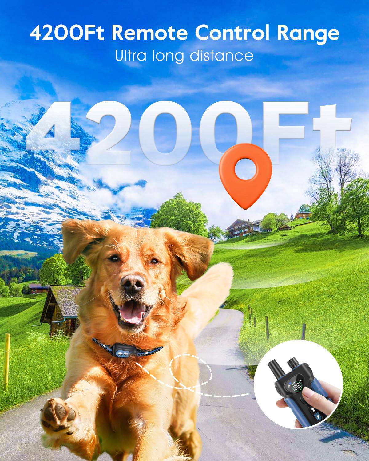 4200Ft Remote Control Range  
Ultra long distance  
4200Ft