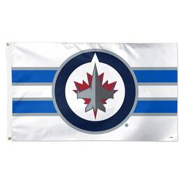 WinCraft - Winnipeg Jets 3' x 5' Horizontal Stripe Deluxe Single-Sided Flag - Multicolor