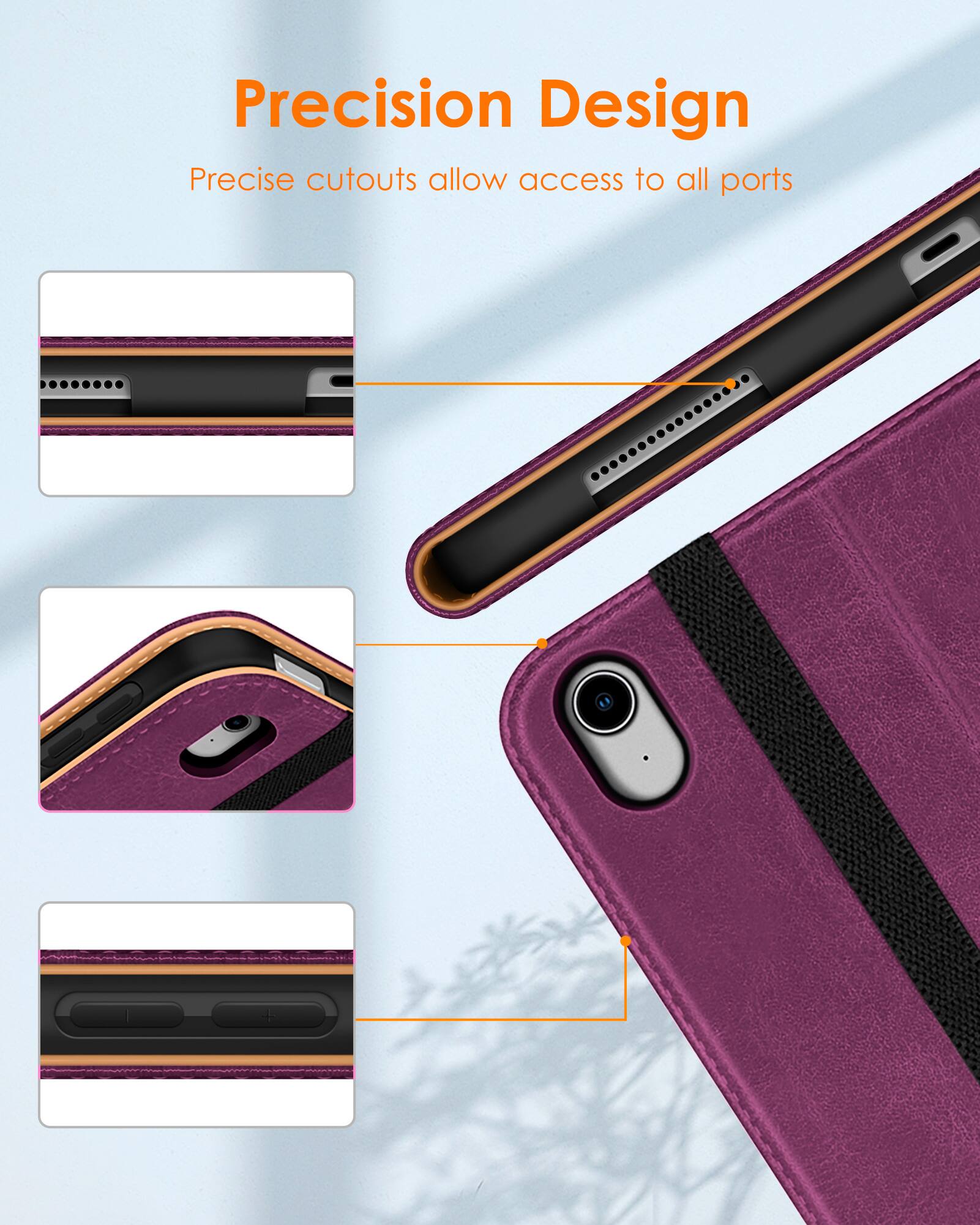 Precision Design  
Precise cutouts allow access to all ports