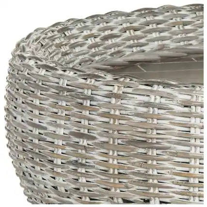 Front. Safavieh - Alley Wood Top Coffee Table, Grey - Gray.