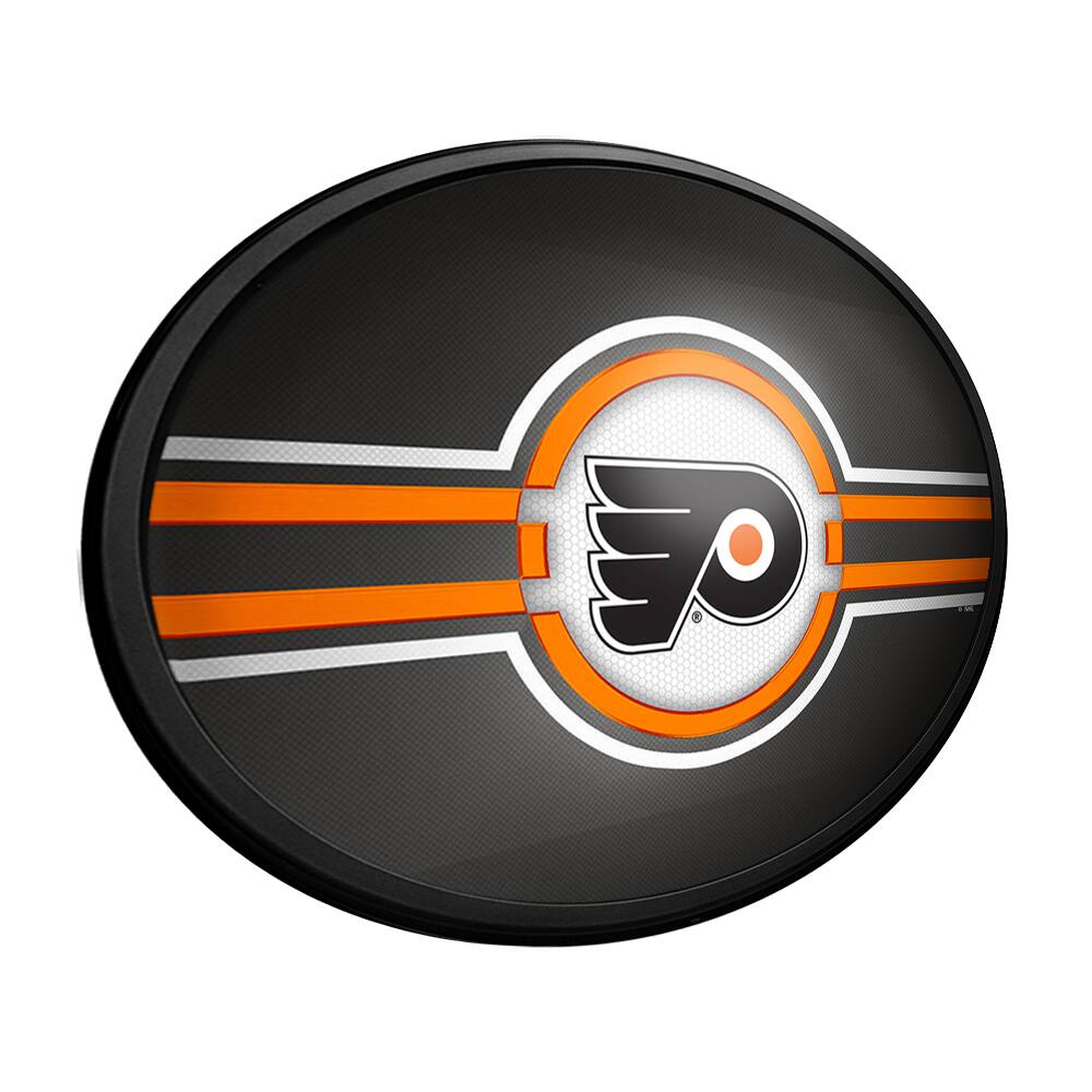 Alt View 1. The Fan-Brand - Philadelphia Flyers 18'' x 14'' Team Color Slimline Illuminated Wall Sign - Multicolor.