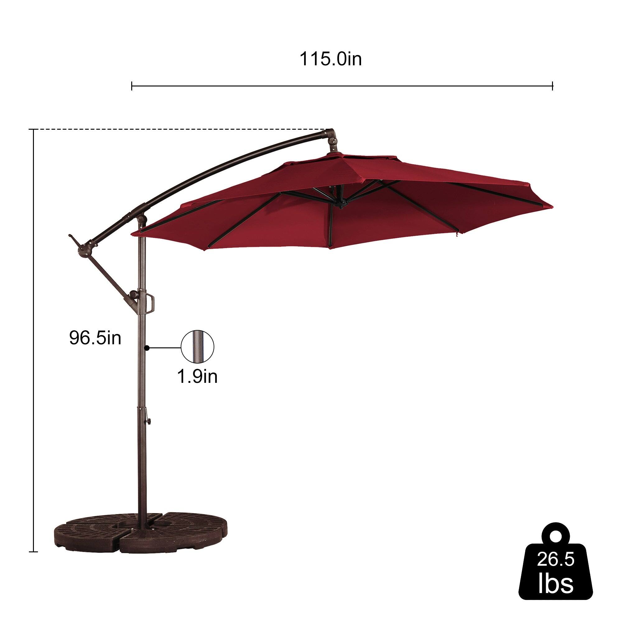 115.0in  
96.5in  
1.9in  
26.5 lbs