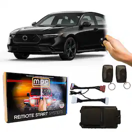 MPC - Remote Starter For Honda Accord 2023-2025 | 2x 1-Button Remotes | Plug and Play - Black