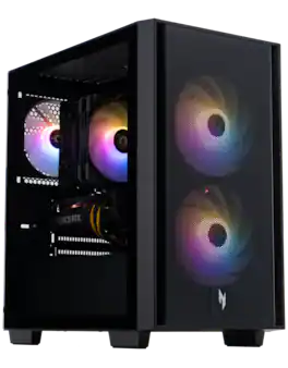 Acer - Nitro 60 Gaming Desktop N60-640-UR22 – Intel Core i7-14700F 16GB DDR5 1TB NVMe SSD NVIDIA RTX 5060 - Black