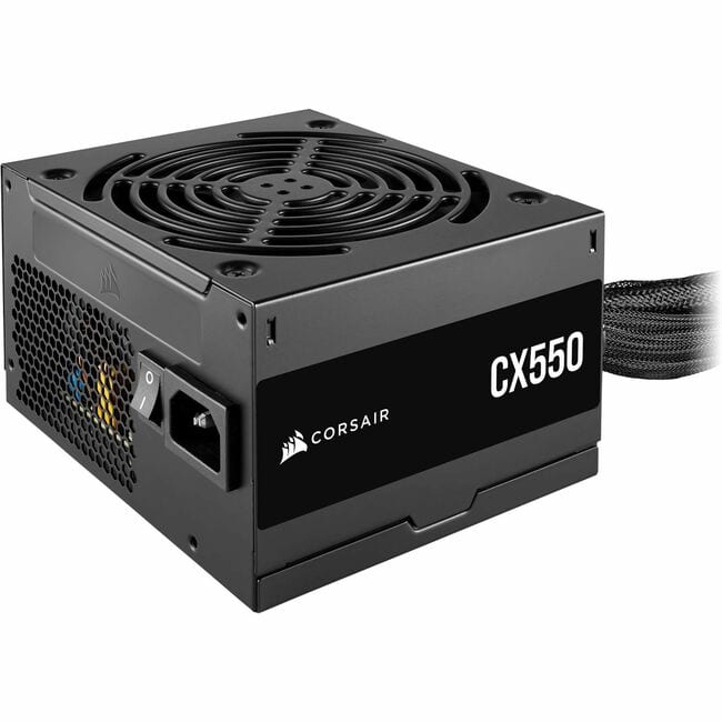 CORSAIR - CX RPS0127 550W Power Supply - ATX, Internal - 120 V AC, 230 V AC Input - 3.3 V DC, 5 V DC, 12 V DC, -12 V DC, 5