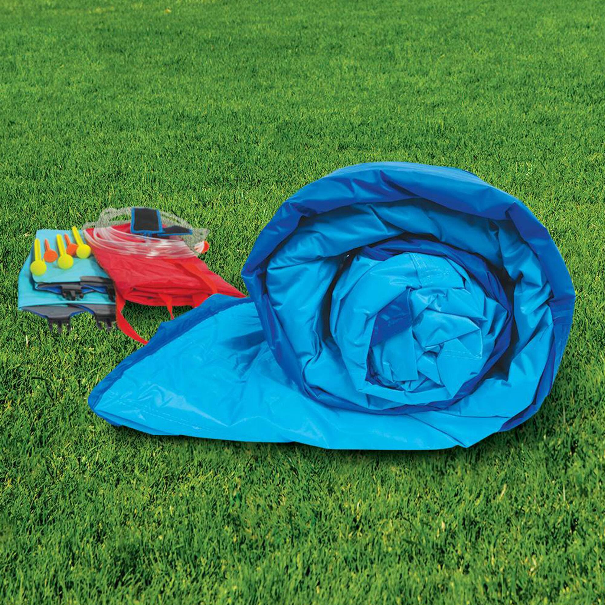 Alt View 8. Banzai - Banzai Big Blast Inflatable Water Park w/ Climbing Wall, Ball Game & Splash Pool - Multicolored.