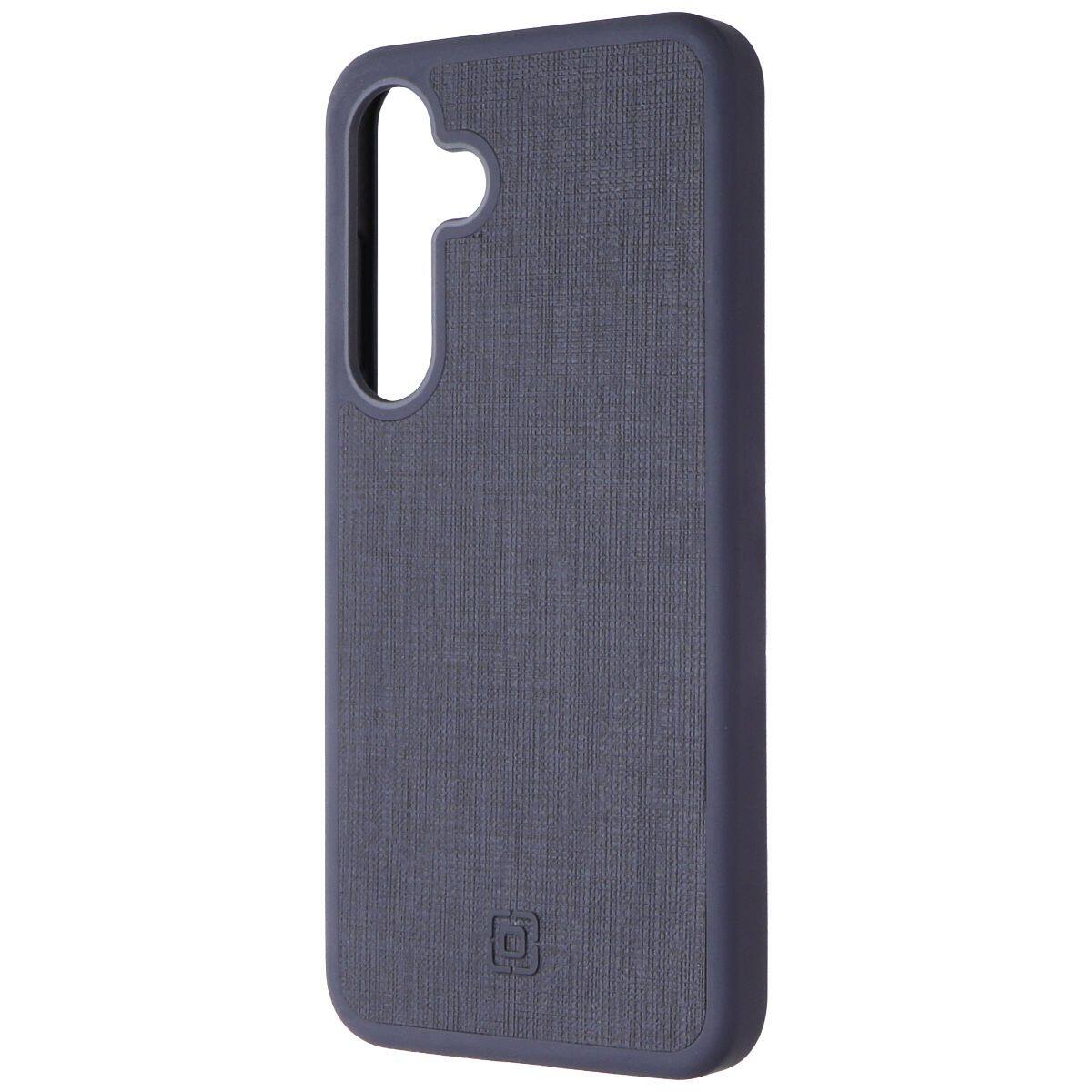 Front. Incipio - Incipio Cru. Protective Case for Samsung Galaxy (S24+) - Navy Canvas - Blue.
