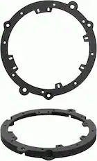 Front. Metra - Speaker Adapter Plate for Hyundai Accent 2018-2022 and Select KIA 2005-Up (2-Pack) - Black.