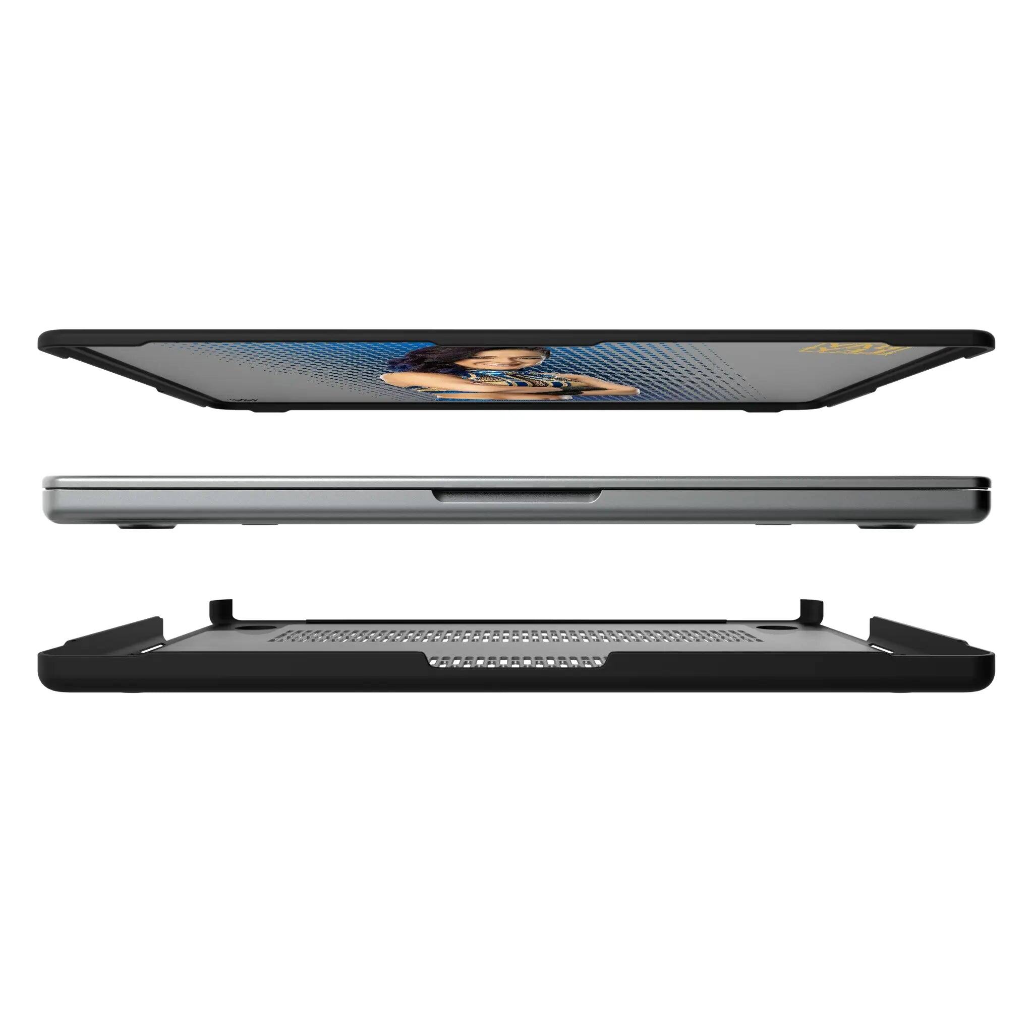 Alt View 1. Keyscaper - WWE Superstar Laptop Case - Apple MacBook Pro 14-inch (2021)/(2023) - Bayley.