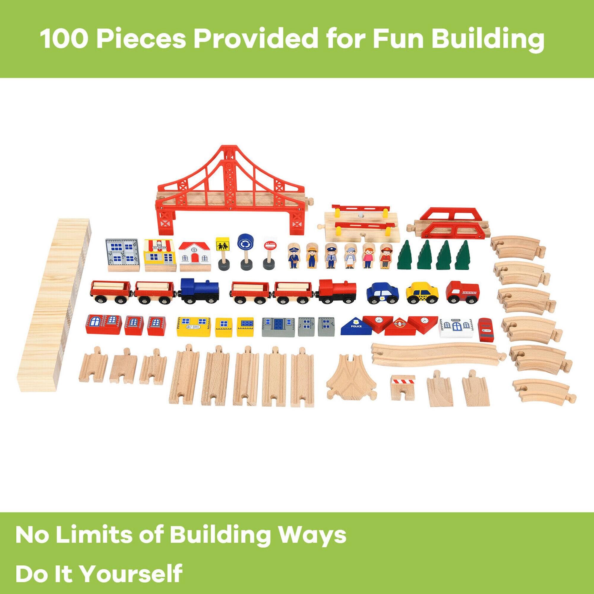 100 Pieces Provided for Fun Building

No Limits of Building Ways
Do It Yourself
