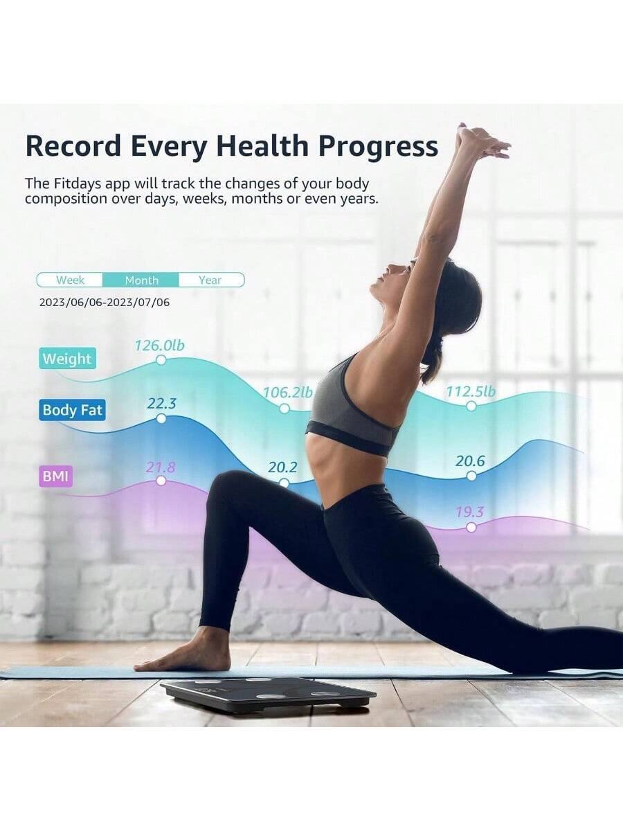 Record Every Health Progress

The Fitdays app will track the changes of your body composition over days, weeks, months or even years.

Week Month Year  
2023/06/06-2023/07/06

Weight  
126.0lb 106.2lb 112.5lb

Body Fat  
22.3 20.2 20.6

BMI  
21.8 19.3