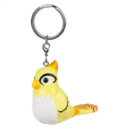 Front. JINX - Overwatch Ganymede 3D Keychain - Yellow.
