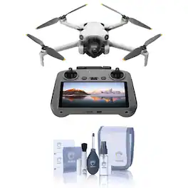 Bundle - DJI - Mini 4 Pro (DJI RC 2), Folding Mini-Drone with 4K HDR Video Camera for Adults, Under 0.549 lbs/249 g, 34 Mins Flight