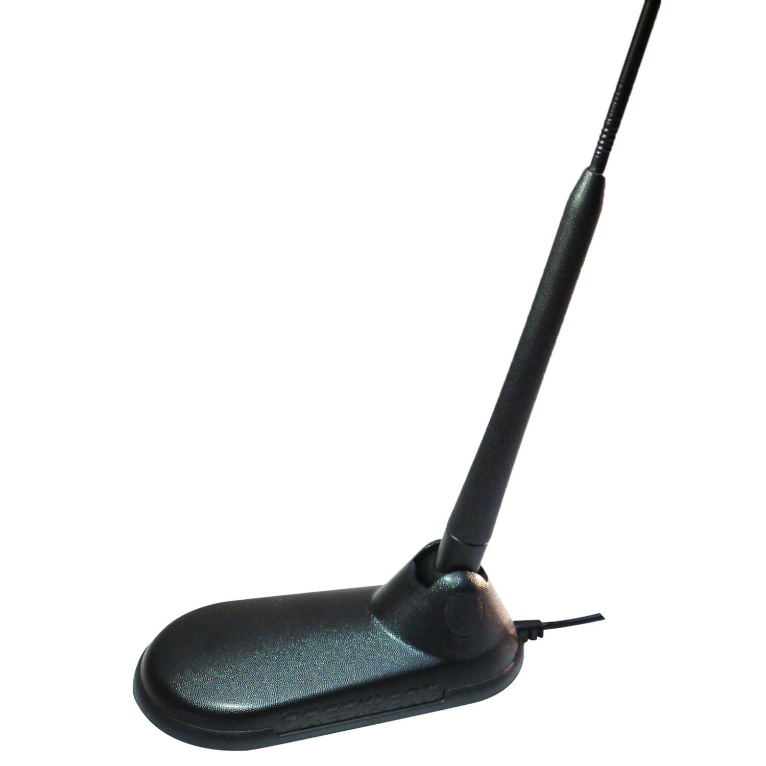 Alt View 1. PRESIDENT - New Virginia Magnetic-Mount CB Antenna, Adjustable-Angle Whip - Black.