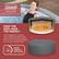 Coleman SALUSPA
ENERGYSENSE® COVER
KEEP THE HEAT, SAVE THE ENERGY.
The EnergySense insulated cover speeds up heating time and prevents heat loss, making the hot tub more energy efficient than similar inflatable spas.
Up to 40% MORE ENERGY EFFICIENT