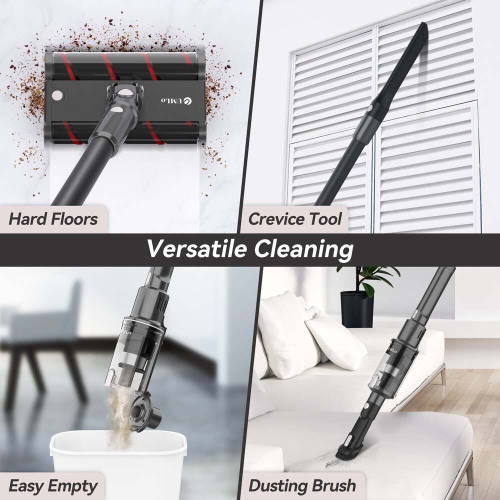 UMLo Hard Floors Crevice Tool Versatile Cleaning Easy Empty Dusting Brush