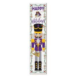 Jardine - ECU Pirates 11" x 46" Nutcracker Holiday Leaner Sign - White