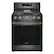 Alt View 4. LG - 6.3 Cu. Ft. Freestanding Gas True Convection Smart Range with EasyClean, Air Fry and Premium Handle - Black Stainless Steel.