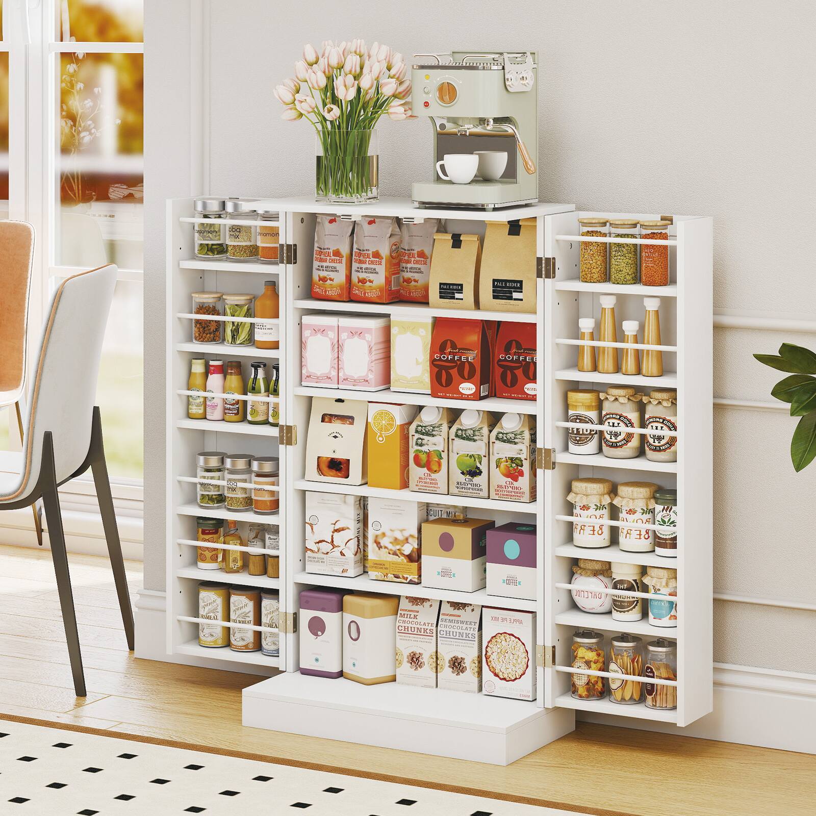 I am a coffee lover! I love coffee, milk, and chocolate chunks.