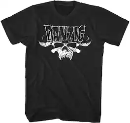 PopMarket - Danzig - Danzig - Skelly Logo T-Shirt - Small Black TS4402DANA1 - APPAREL - Multicolor