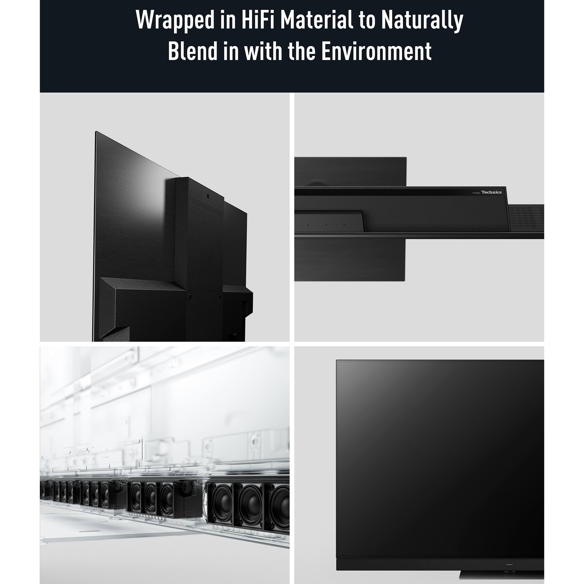 Wrapped in HiFi Material to Naturally Blend in with the Environment