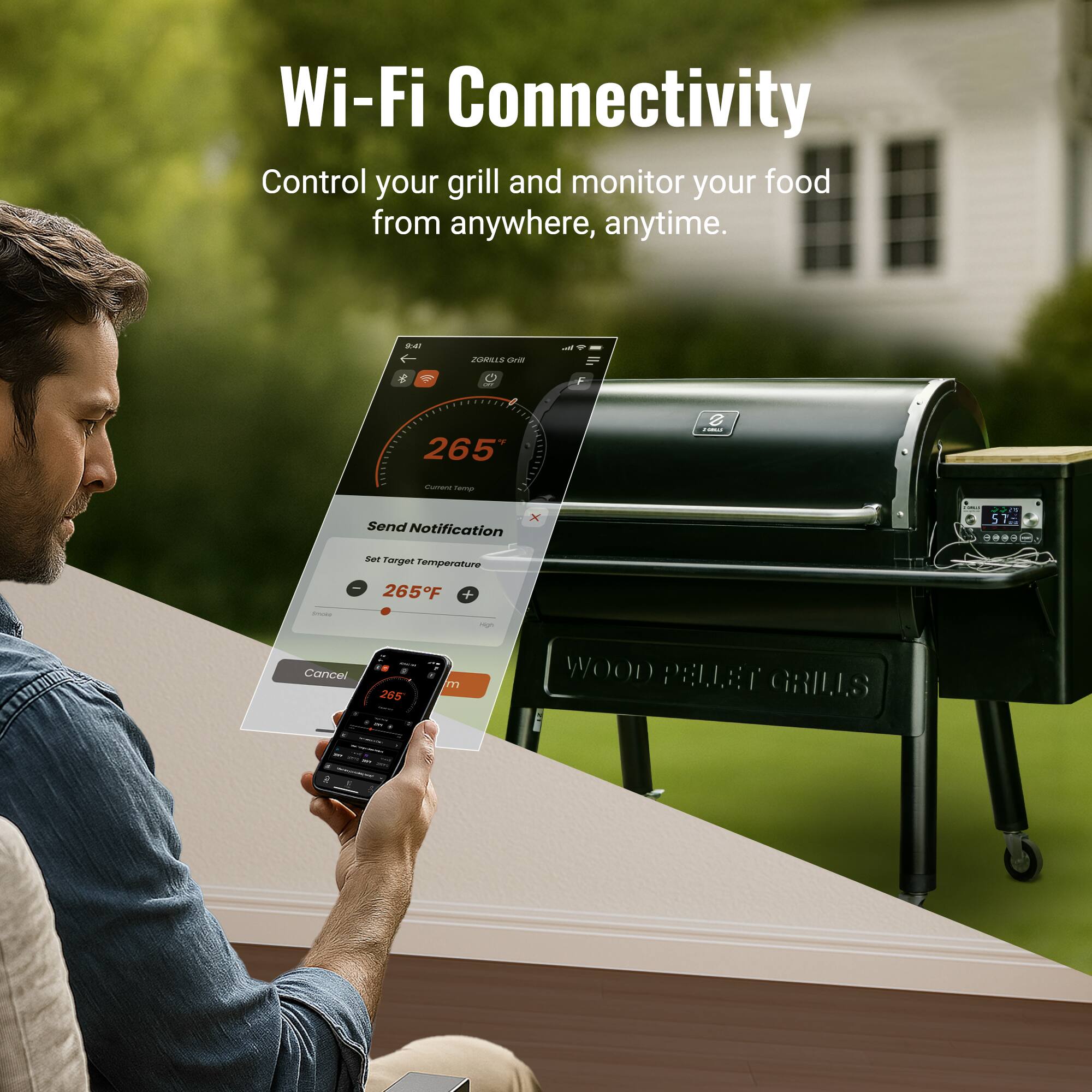 Z GRILLS Multitasker 1068 sq. in. Pellet Grill and Smoker with