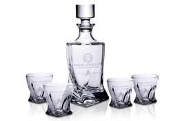Ukonic - Star Trek: The Next Generation 5-Piece Whiskey Decanter Set - Clear